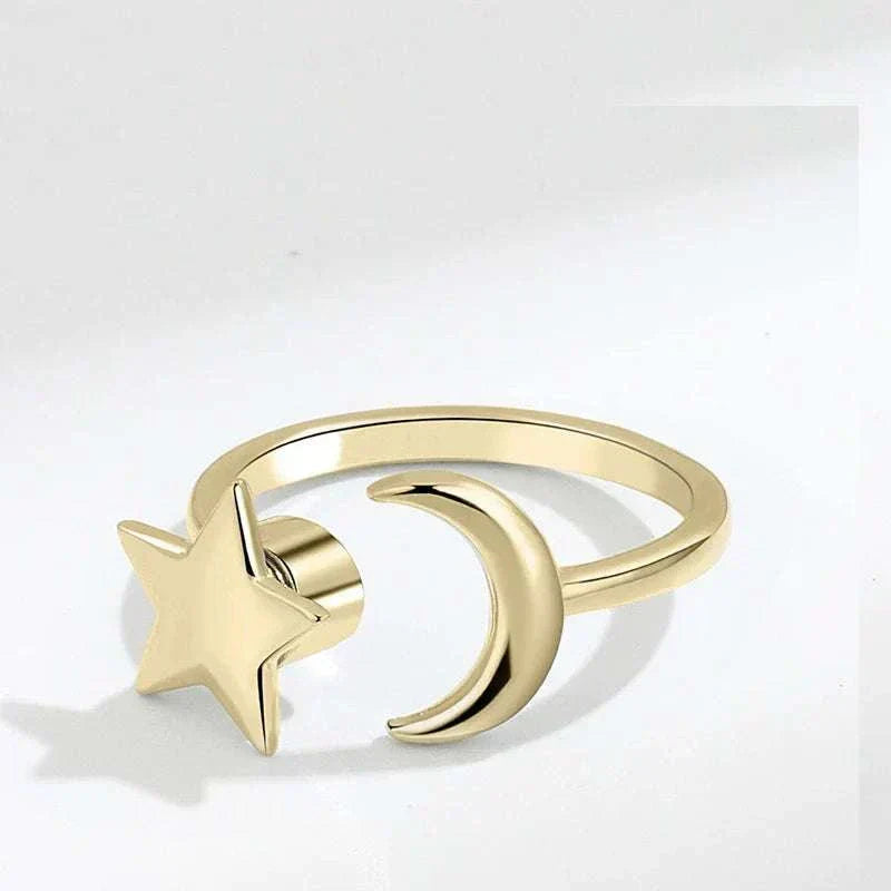 Gold Color Plated Stainless Steel Fashion Ring | Aurielle™