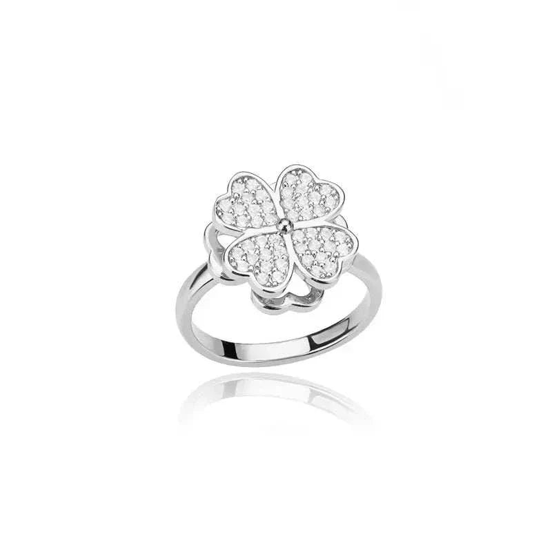 Anti Stress Anxiety Fidget Rings | Sunflower Spinner Ring for Women