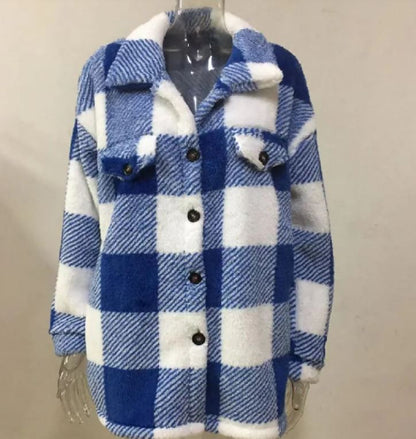 CozyLuxe™ Plush Plaid Women&