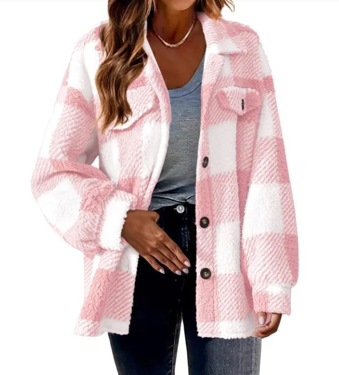 CozyLuxe™ Plush Plaid Women&
